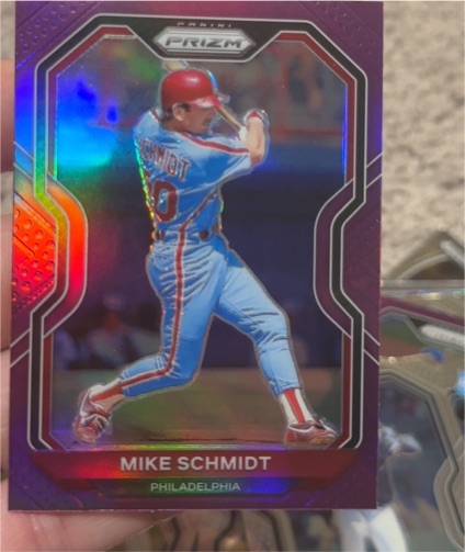 2021 Panini Prizm #124 Mike Schmidt — front