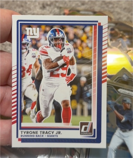 2025 Panini Donruss #5 Tyrone Tracy Jr. — front