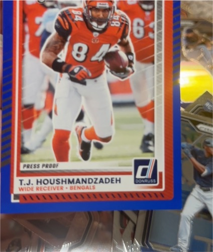 2025 Donruss #195 T.J. Houshmandzadeh Press Proof — front