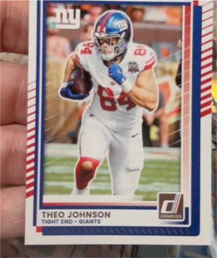 2025 Panini Donruss #211 Theo Johnson — front