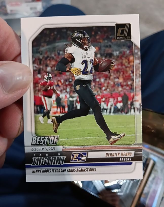 2025 Panini Donruss Best of Instant #INS-DHY Derrick Henry — front