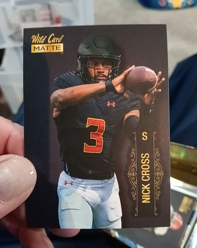 2022 Wild Card Matte #MB-122 Nick Cross Black — front