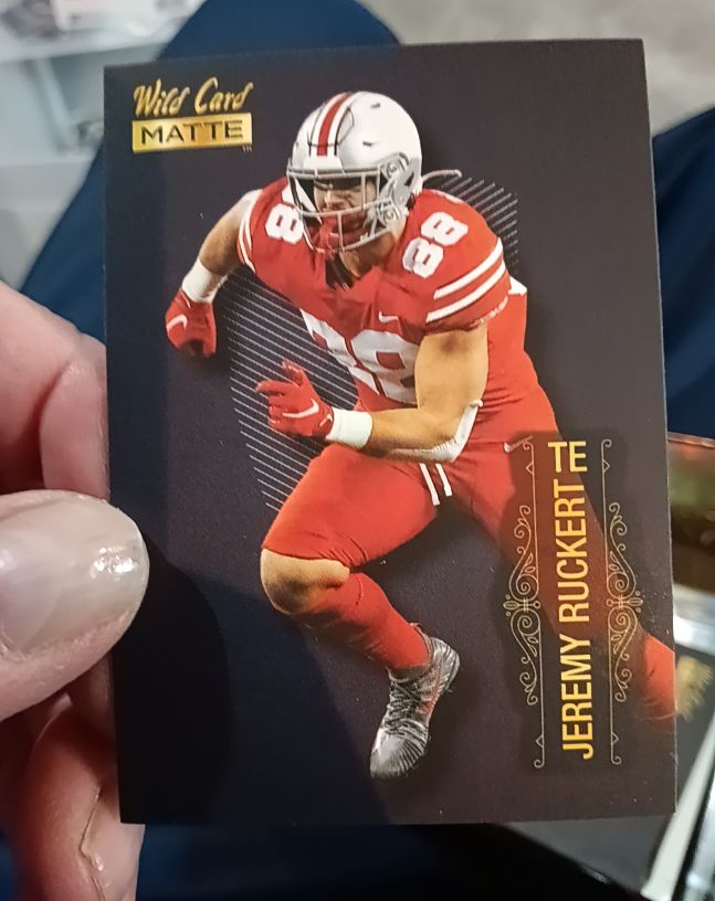 2022 Wild Card Matte #MB-59 Jeremy Ruckert — front