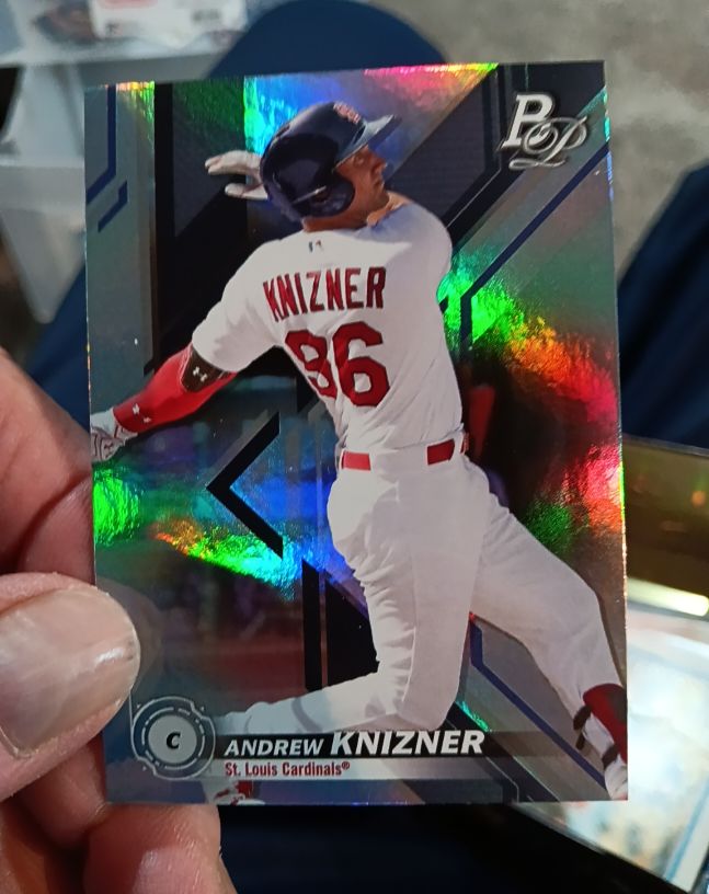 2019 Bowman Platinum #TOP-59 Andrew Knizner — front