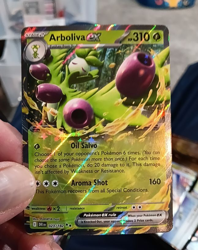 Pokemon SV10: Destined Rivals #023/182 Arboliva ex — front