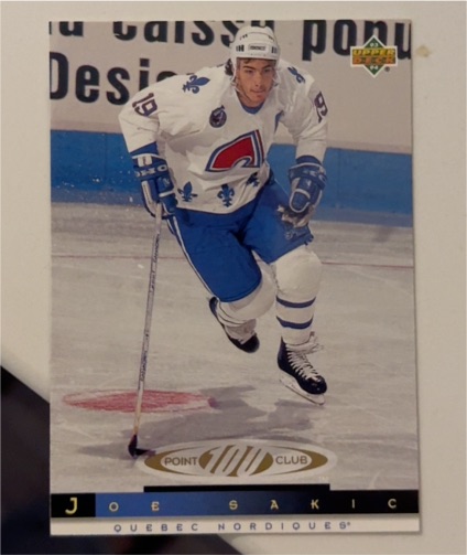1993-94 Upper Deck #223 Joe Sakic — front