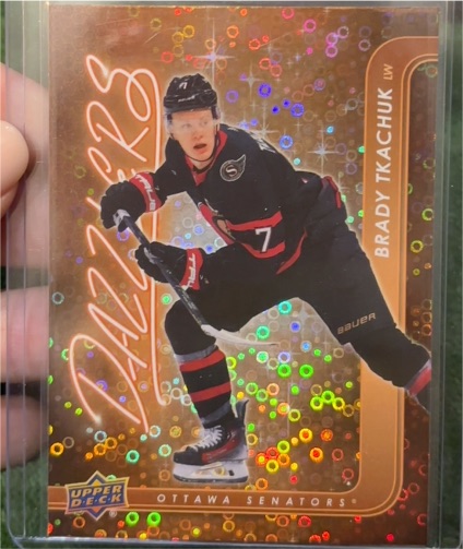 2024-25 Upper Deck Dazzlers #DZ-88 Brady Tkachuk — front