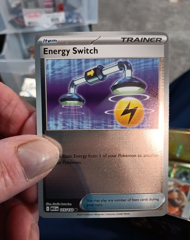 2023 Pokémon Mega Evolution #115 Energy Switch — front