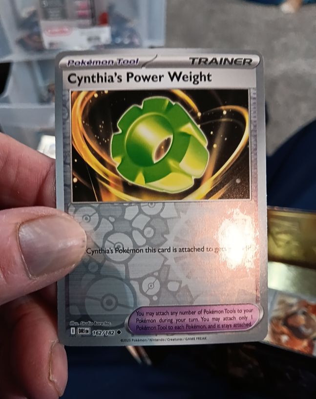2025 Pokémon #162 Cynthia's Power Weight — front
