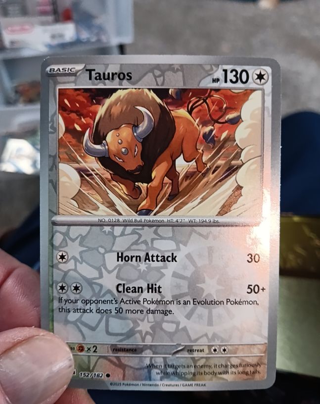 2023 Pokémon SV10: Destined Rivals #152 Tauros — front