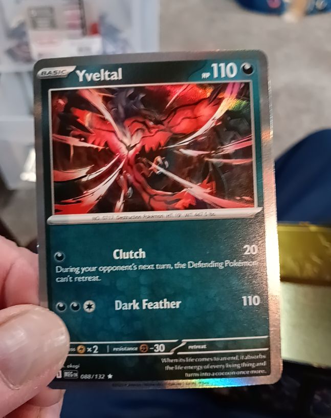 2014 Pokémon Mega Evolution #088 Yveltal — front