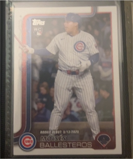 2025 Topps Update #US236 Moises Ballesteros — front