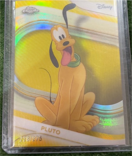2025 Topps Chrome Disney #228 Pluto — front