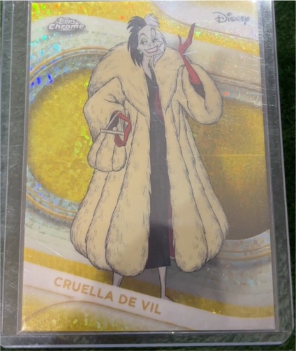 2025 Topps Chrome Disney #103 Cruella de Vil — front