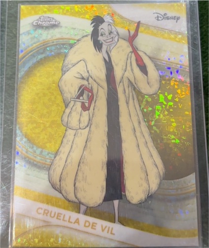 2025 Topps Chrome Disney #103 Cruella de Vil — front