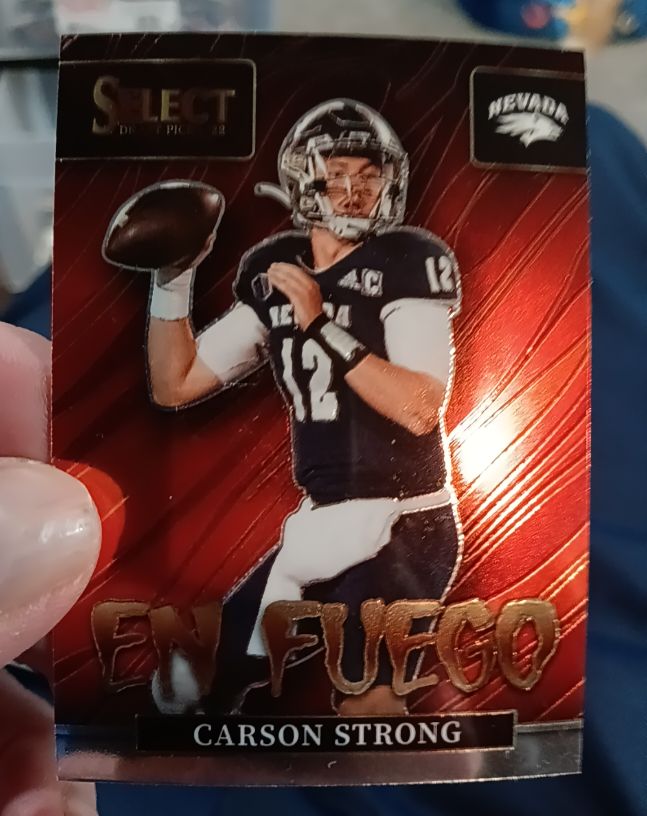 2022 Panini Select Draft Picks En Fuego #EN-CS Carson Strong — front