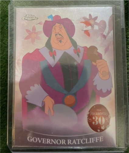2025 Topps Chrome Disney #PH-6 Governor Ratcliffe Pocahontas 30th Anniversary — front