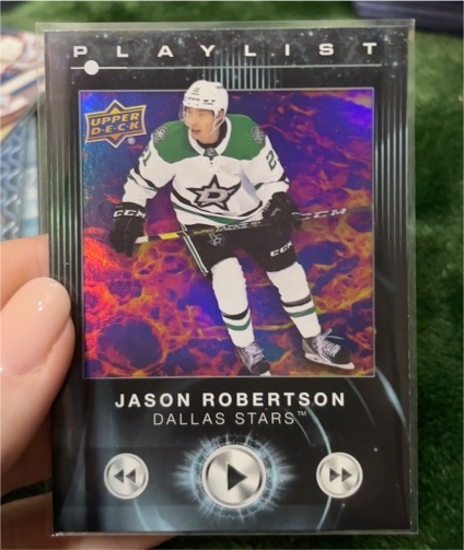 2024-25 Upper Deck Series 2 Playlist #PL-2 Jason Robertson — front