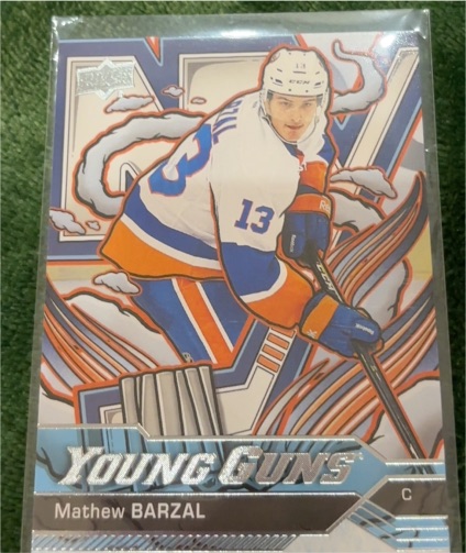 2024-25 Upper Deck Series 2 #458 Mathew Barzal Young Guns Renewed — front