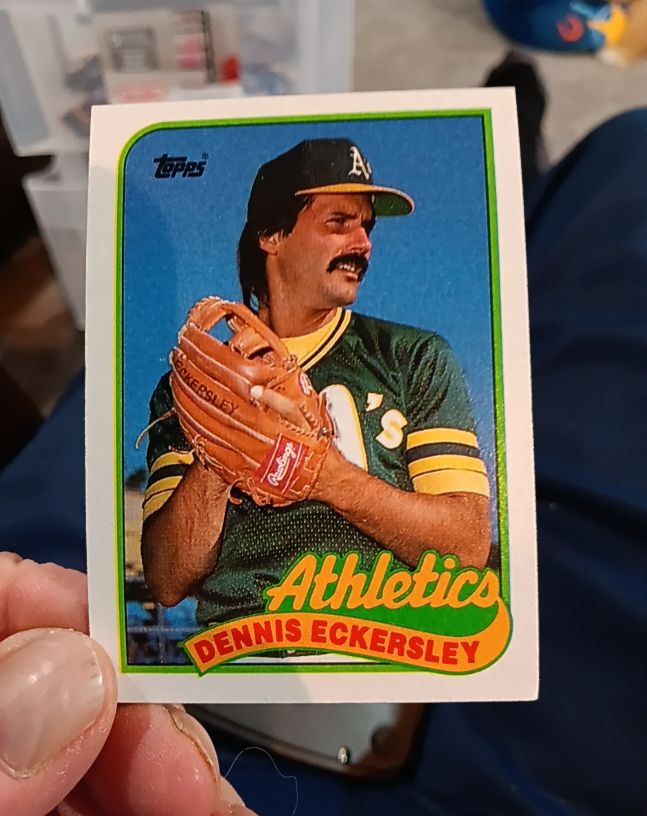 1989 Topps #370 Dennis Eckersley — front
