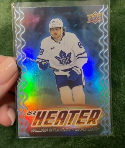 2024-25 Upper Deck Series 2 On a Heater #OH-14 William Nylander — front