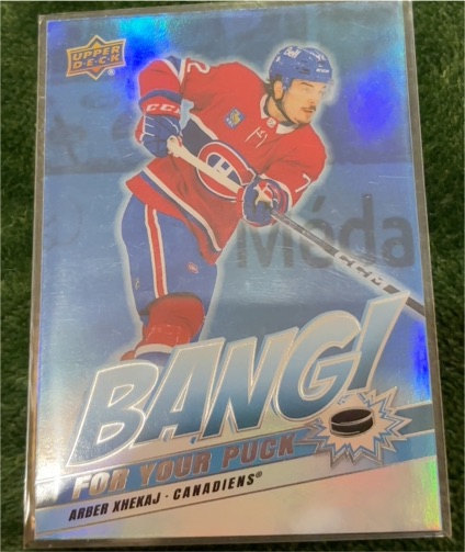 2024-25 Upper Deck Bang For Your Puck #BP-23 Arber Xhekaj — front