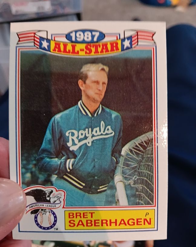 1987 Topps All-Star #10 Bret Saberhagen — front