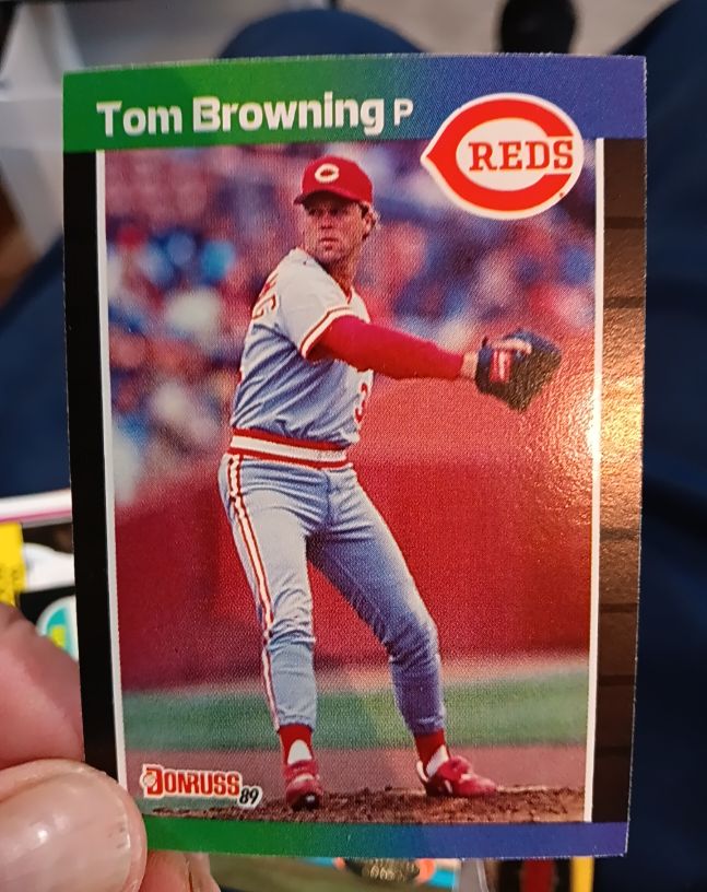 1989 Donruss #71 Tom Browning — front