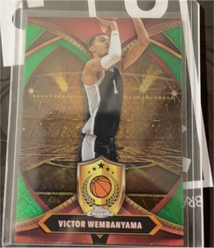 2024-25 Topps Chrome Ball of Duty #BOD-13 Victor Wembanyama — front
