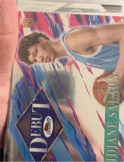 2024-25 Topps Finest #D-7 Tidjane Salaun Debut — front