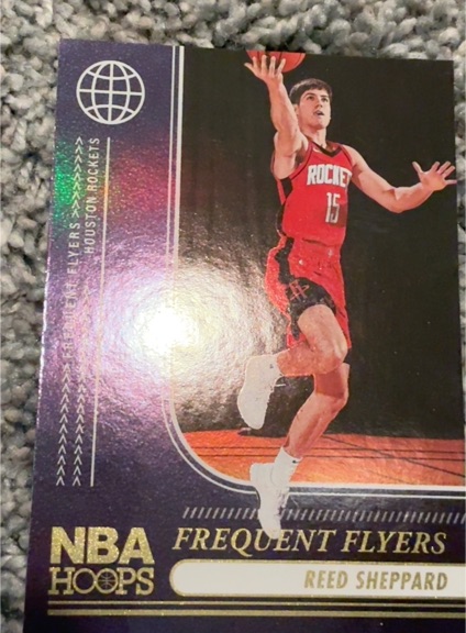 2024-25 Panini NBA Hoops #4 Reed Sheppard Frequent Flyers — front