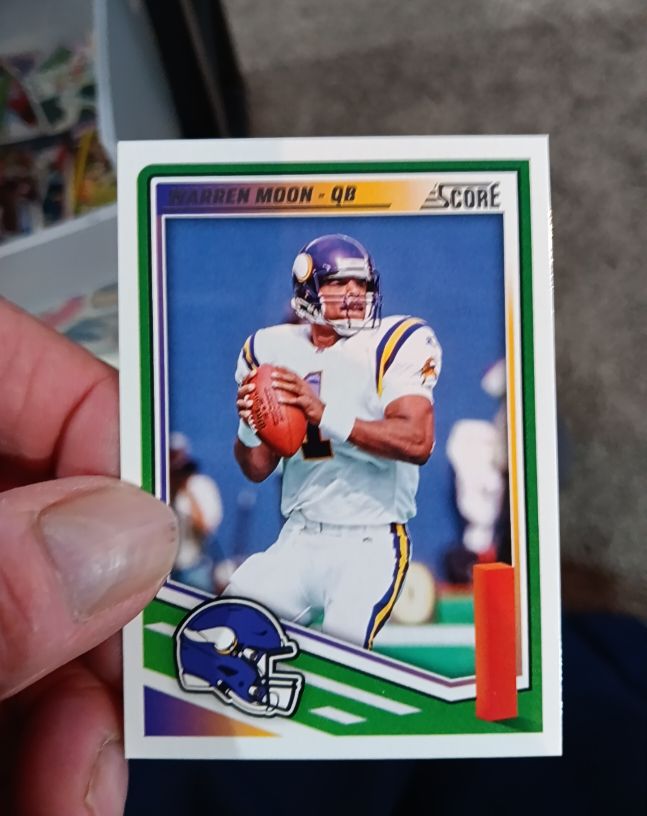 2025 Score Football #178 Warren Moon — front