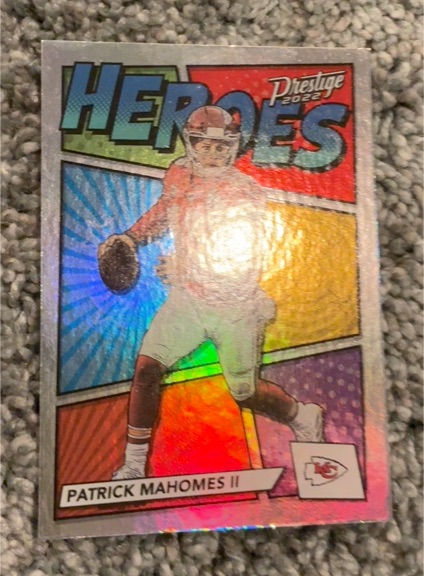 2022 Panini Prestige Heroes #H-1 Patrick Mahomes II — front