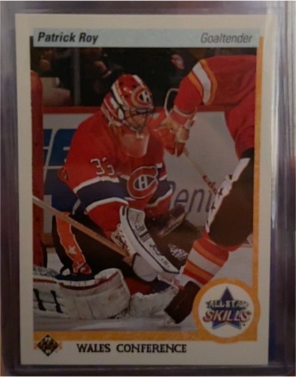 1990-91 Upper Deck #496 Patrick Roy — front