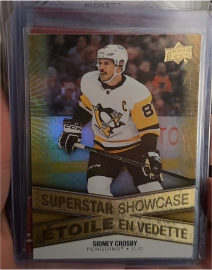 2023-24 Upper Deck Tim Hortons Superstar Showcase Sidney Crosby — front