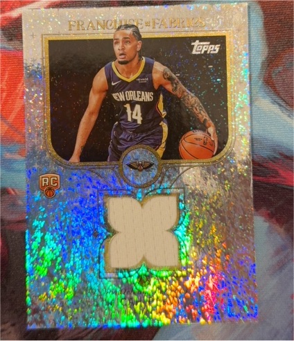 2025 Topps Franchise Fabrics #FF Franchise Fabrics Player — front