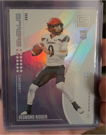 2022 Panini Chronicles Draft Picks Status #15 Desmond Ridder RC — front