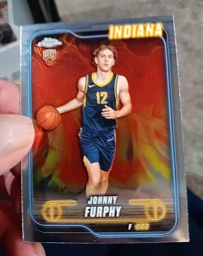 2024-25 Topps Chrome #139 Johnny Furphy RC — front