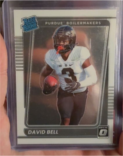 2022 Panini Chronicles Draft Picks Donruss Optic #22 David Bell Rated Rookie — front