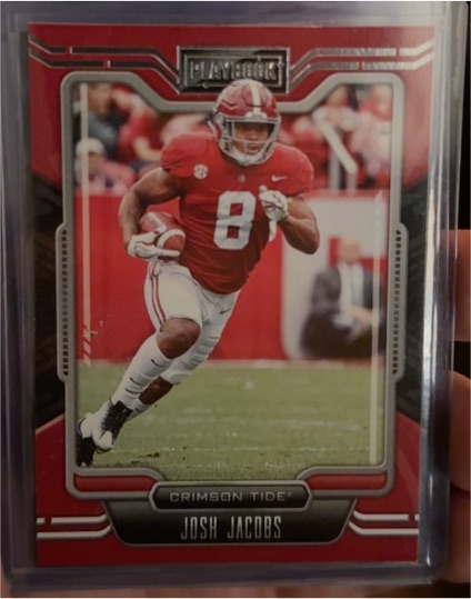 2022 Panini Chronicles Draft Picks Playbook #22 Josh Jacobs — front