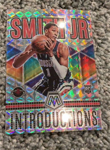 2022-23 Panini Mosaic Introductions #10 Jabari Smith Jr — front