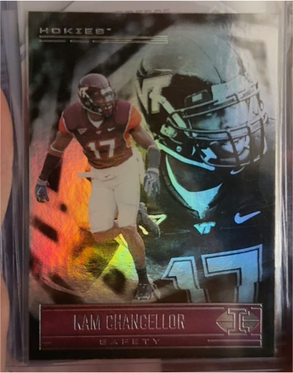 2022 Panini Chronicles Draft Picks Illusions #17 Kam Chancellor — front