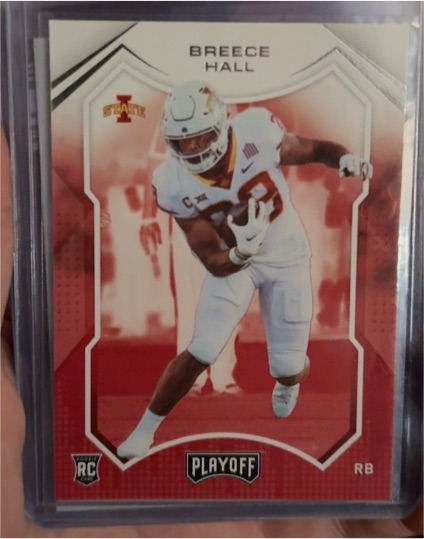 2022 Panini Chronicles Draft Picks Playoff #6 Breece Hall — front