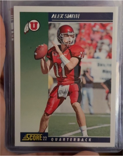 2022 Panini Chronicles Draft Picks Score Retro #7 Alex Smith Utah Utes — front