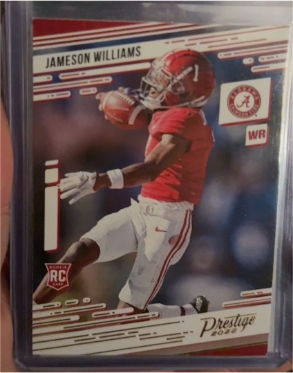 2022 Panini Chronicles Draft Picks #5 Jameson Williams — front