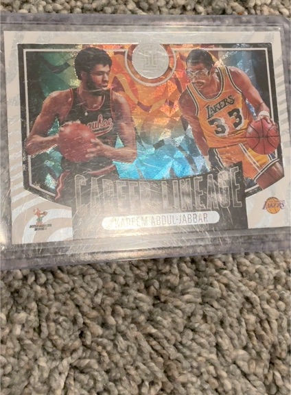 2020-21 Panini Illusions Career Lineage #13 Kareem Abdul-Jabbar — front