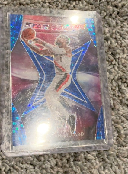 2020-21 Donruss Optic #7 Damian Lillard Star Gazing — front