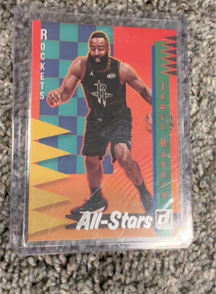 2018-19 Panini Donruss #11 James Harden All-Stars — front