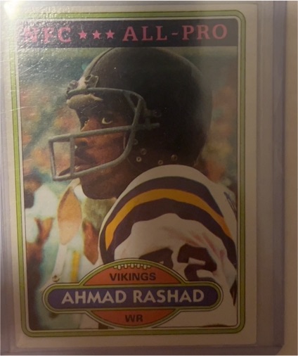 1980 Topps #467 Ahmad Rashad — front