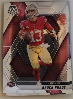 2025 Panini Mosaic #221 Brock Purdy — front